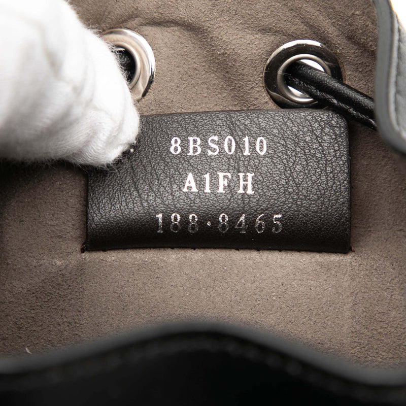 Mini Leather Pearl Mon Tresor Bucket Bag - Image 7