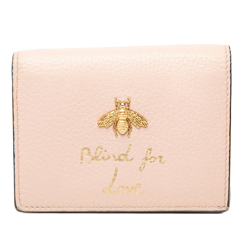 Calfskin Blind for Love Compact Wallet