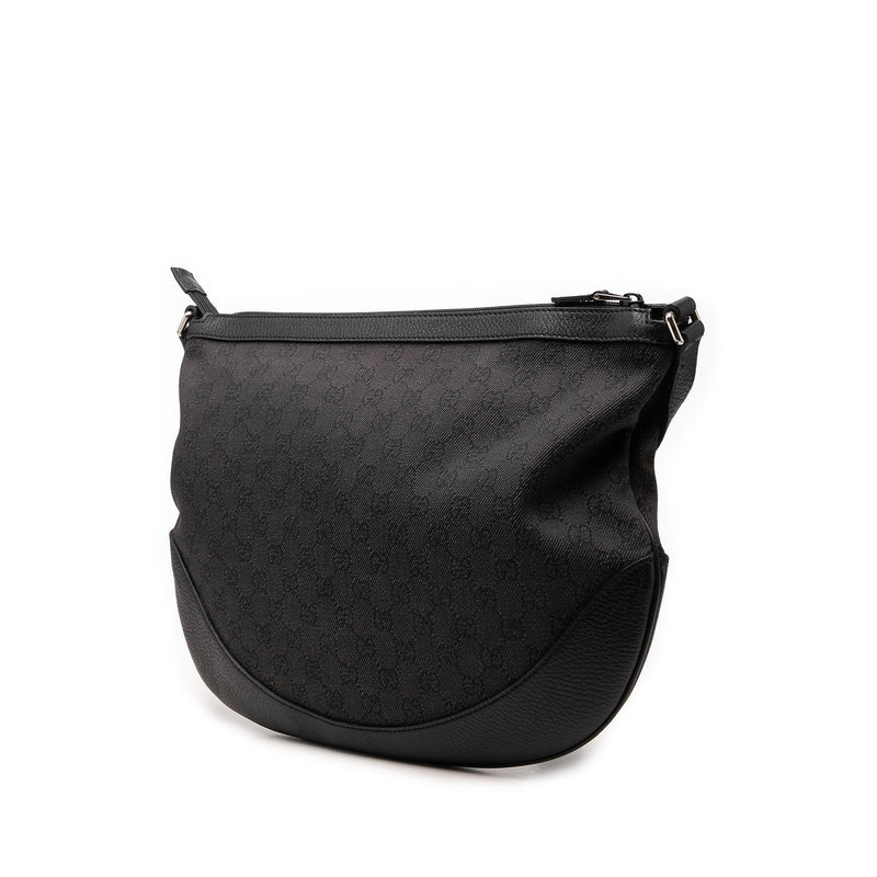 Large GG Denim Half Moon Crossbody - Image 2