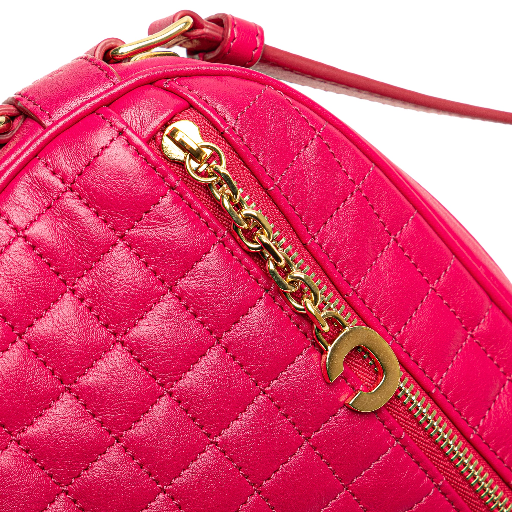 Quilted Calfskin C Charm Crossbody - Image 9