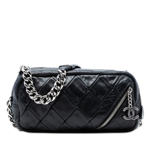 Quilted Lambskin Chain Shoulder Bag - Image 1