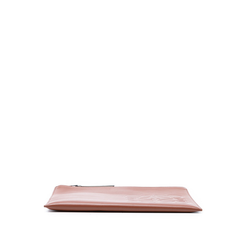 Leather Anagram Flat Pouch - Image 3