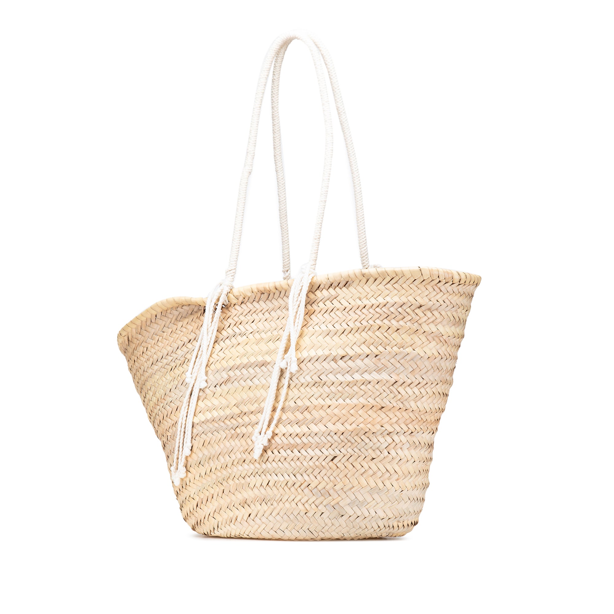 Andre Butzer Large Raffia Classic Wanderer Embroidered Shopping Tote - Image 2