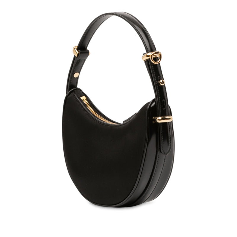 Small Re Nylon and Leather Arque Satchel - Image 2