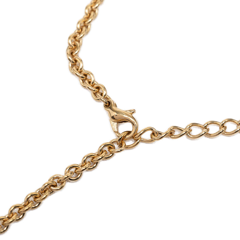 Gold Plated Logo Pendant Necklace - Image 3