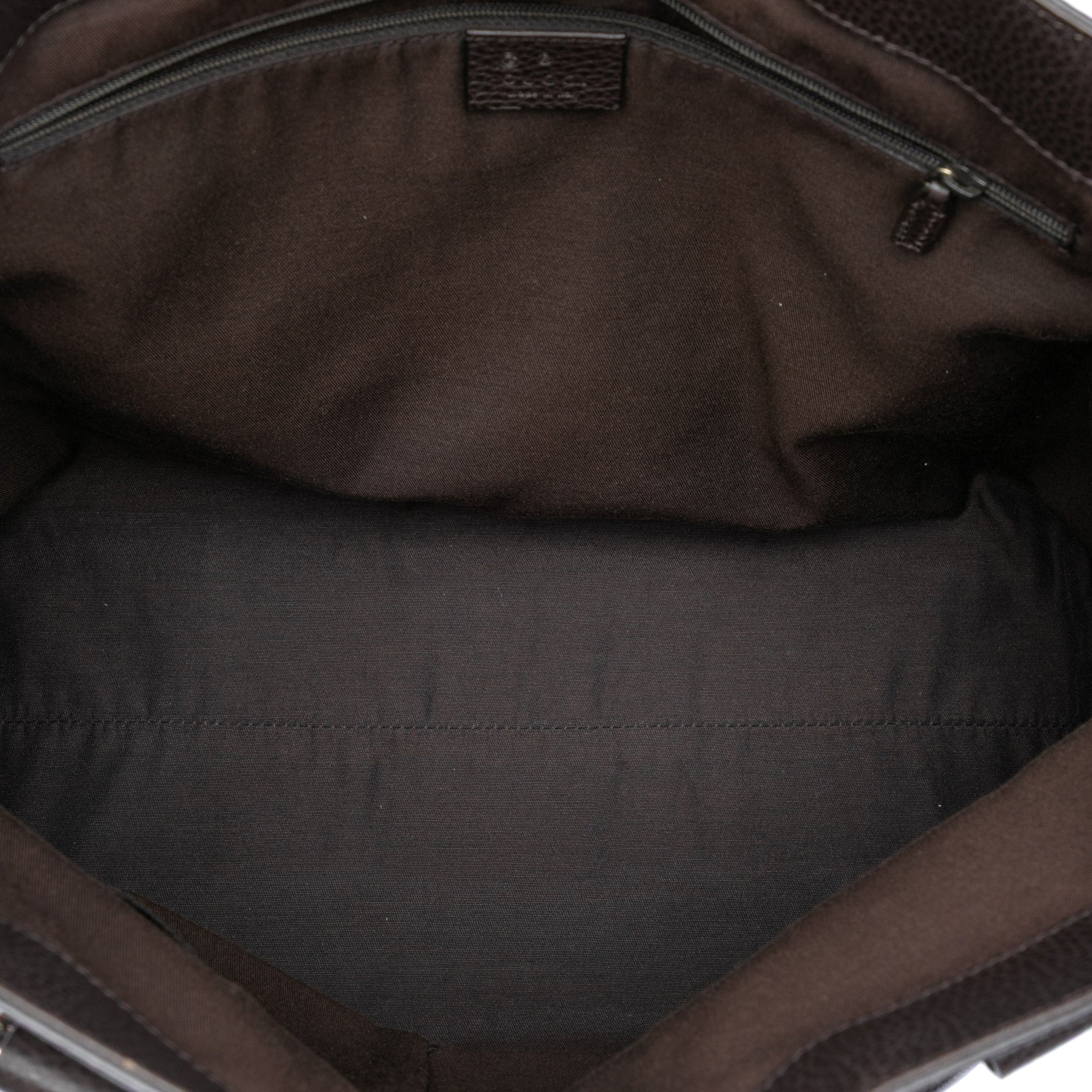 Grained Calfskin Bamboo Shopper Tote - Image 4