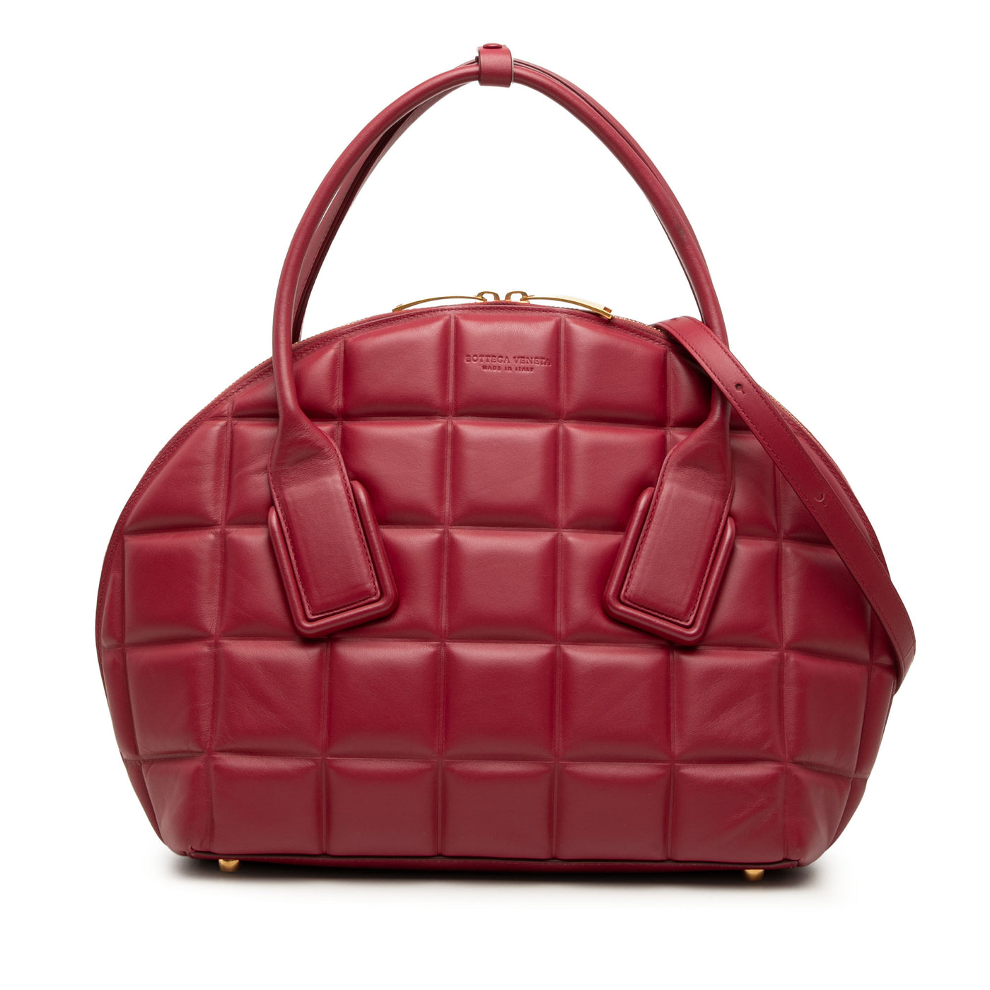 Medium Padded Leather Swoop Bag - Image 1