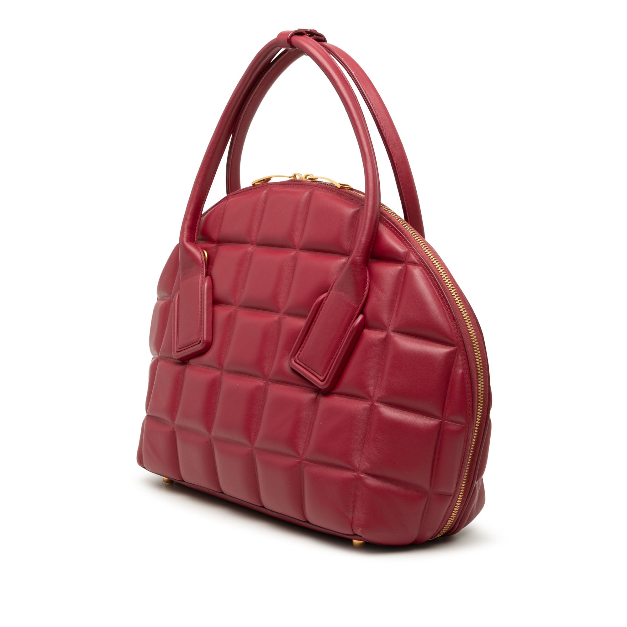 Medium Padded Leather Swoop Bag - Image 2