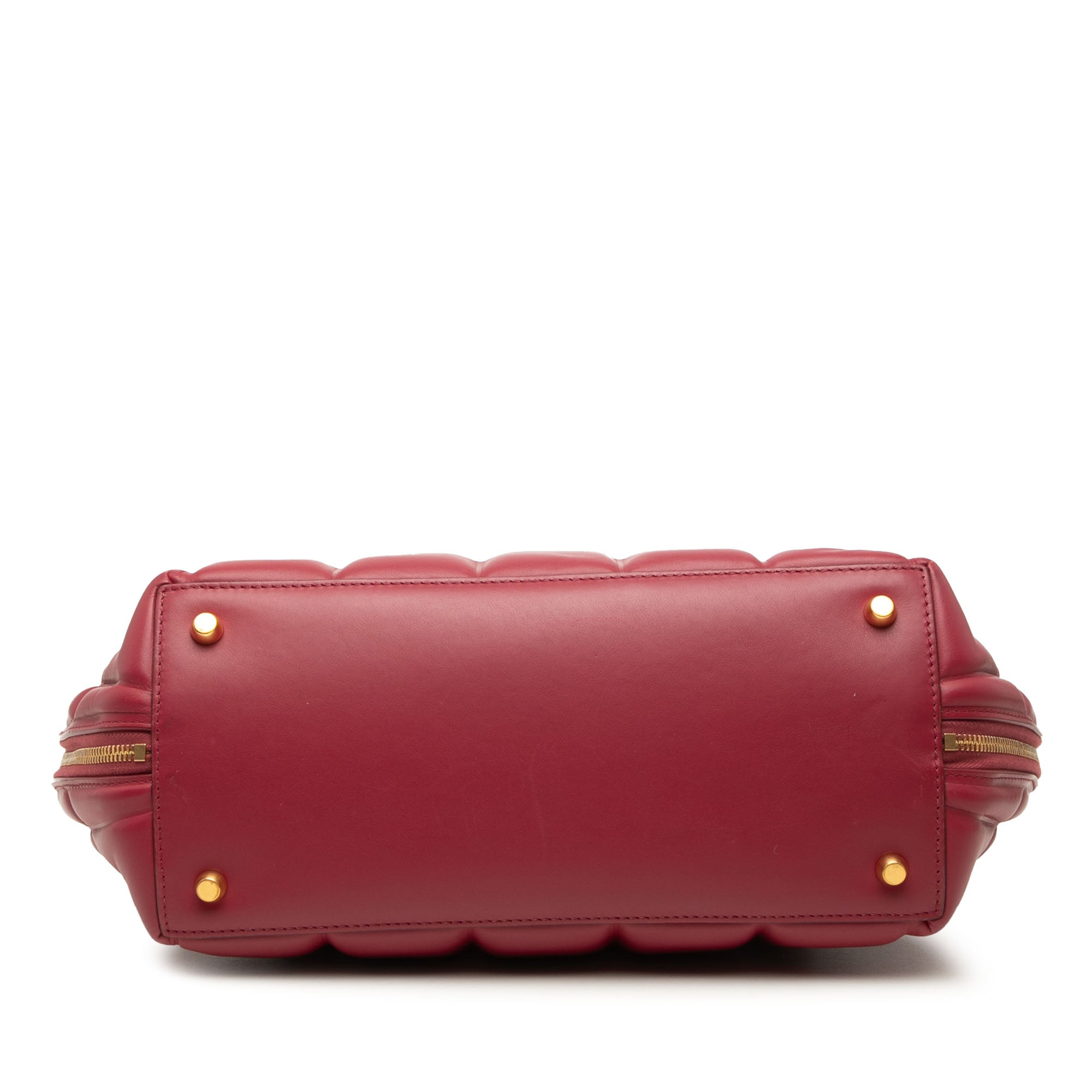 Medium Padded Leather Swoop Bag - Image 3