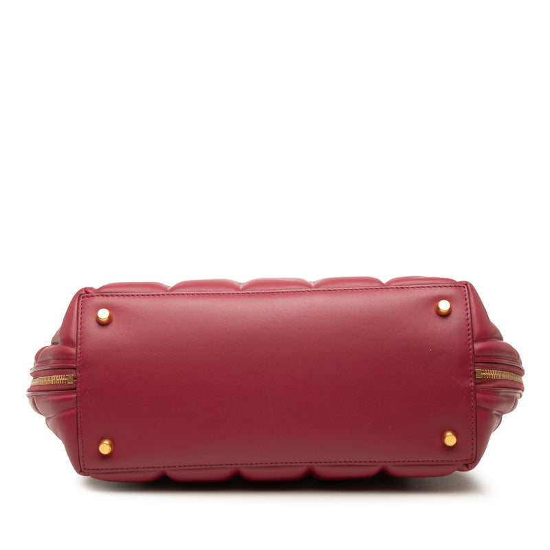Medium Padded Leather Swoop Bag - Image 3