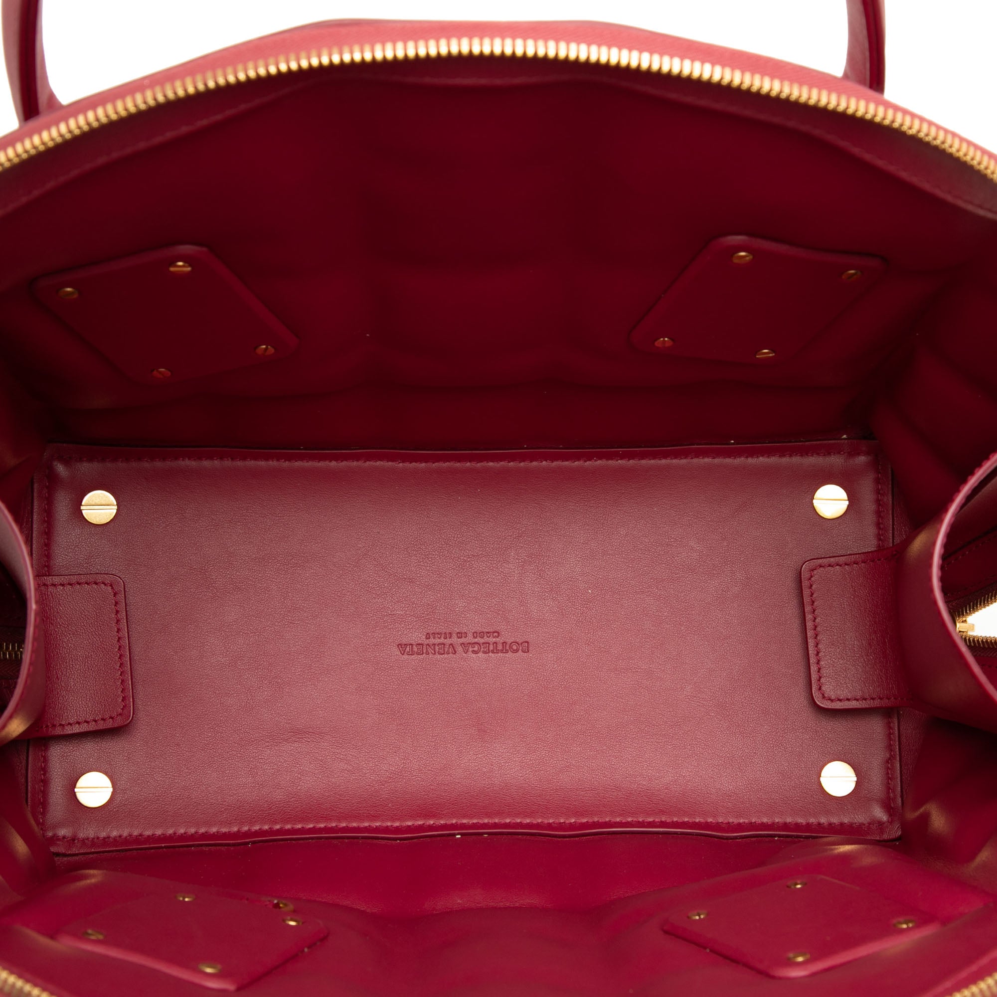 Medium Padded Leather Swoop Bag - Image 4
