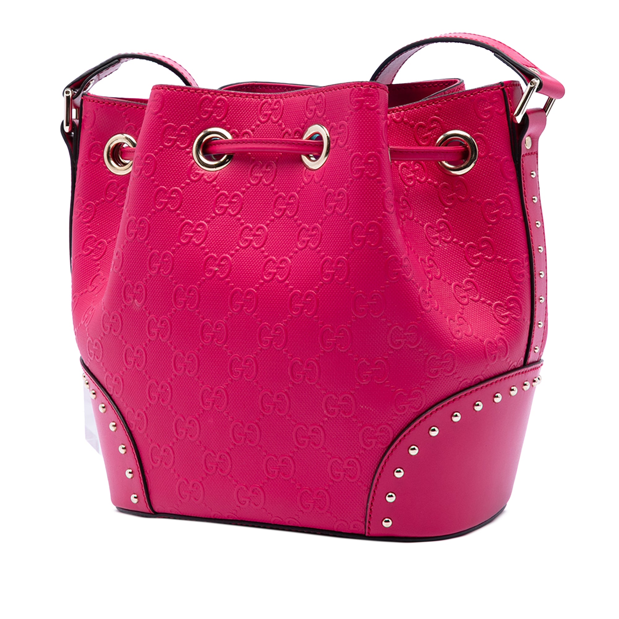 Guccissima Bright Studded Bucket Bag - Image 2