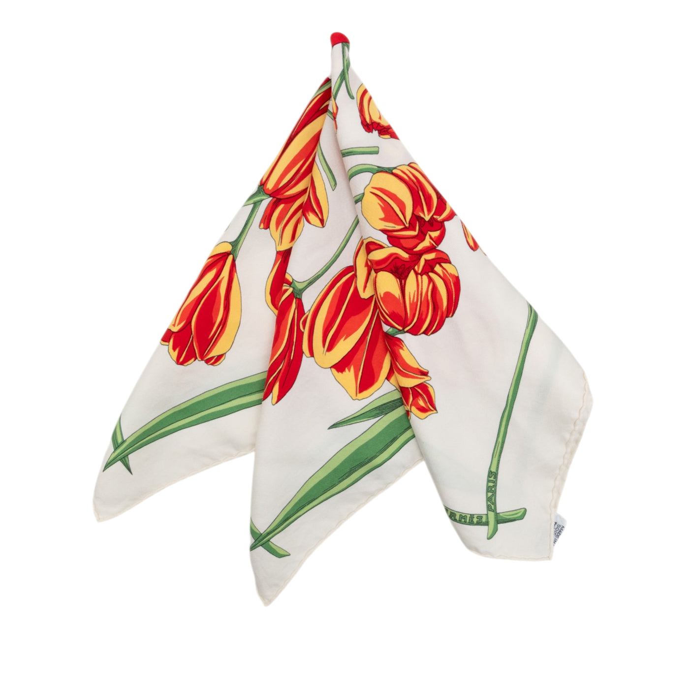 Tulipomanie Silk Pocket Scarf 45 - Image 1
