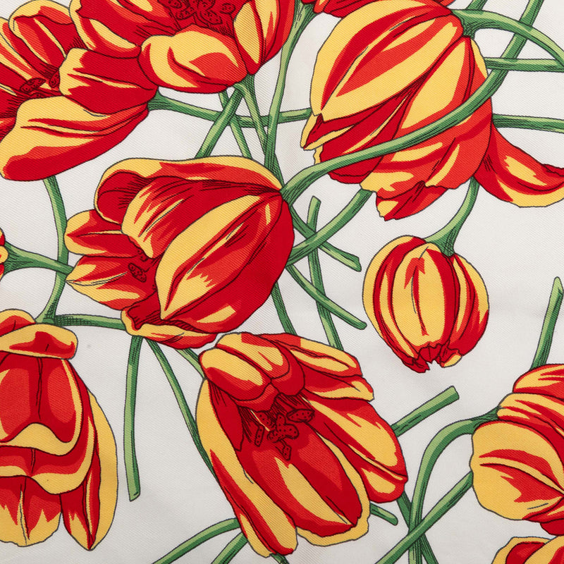Tulipomanie Silk Pocket Scarf 45 - Image 2