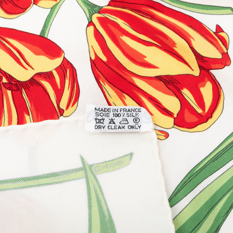 Tulipomanie Silk Pocket Scarf 45 - Image 3