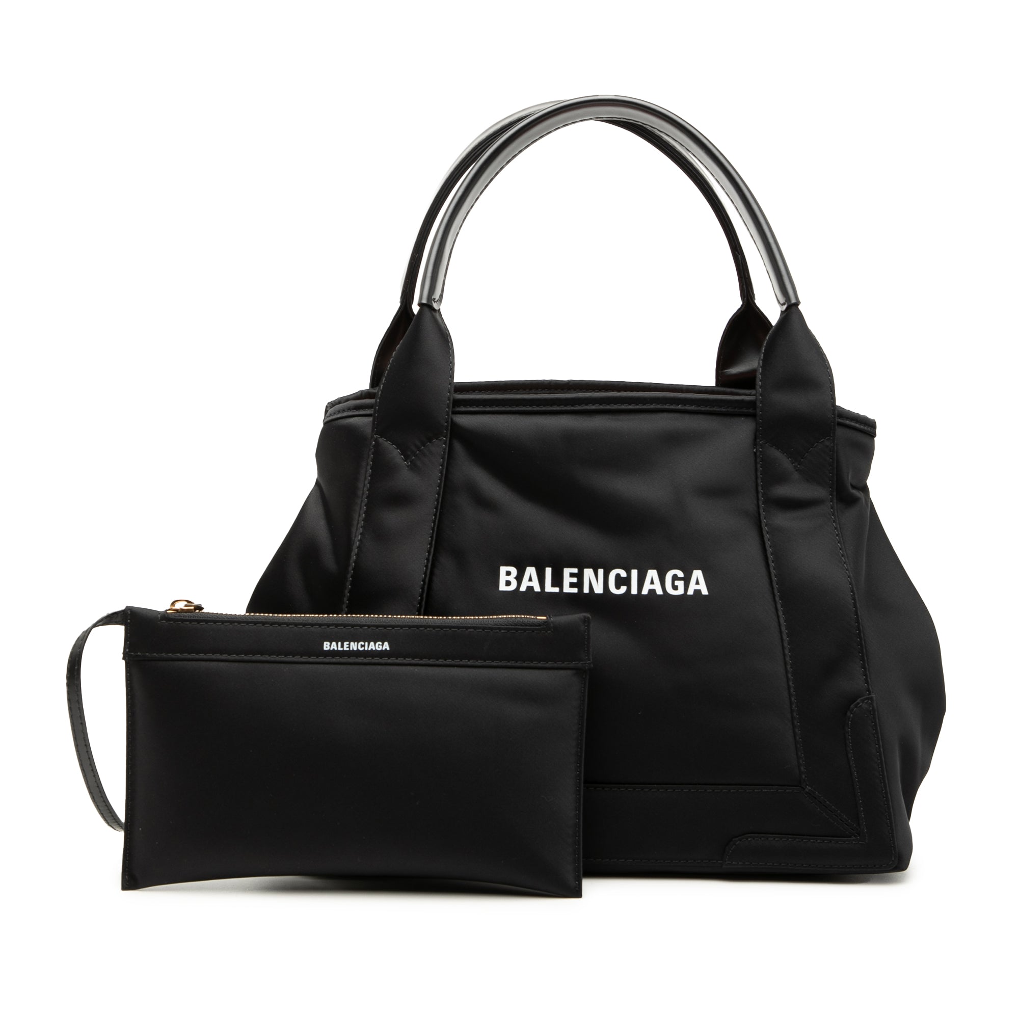 Nylon Navy Cabas Tote S - Image 8