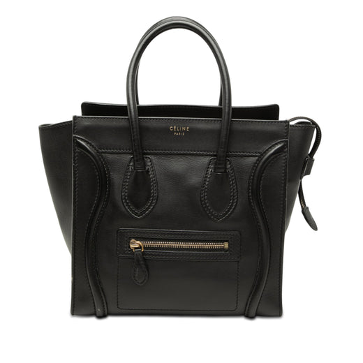 Micro Smooth Calfskin Luggage Tote - Image 1