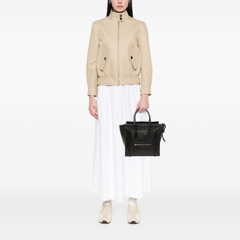 Micro Smooth Calfskin Luggage Tote - Image 6