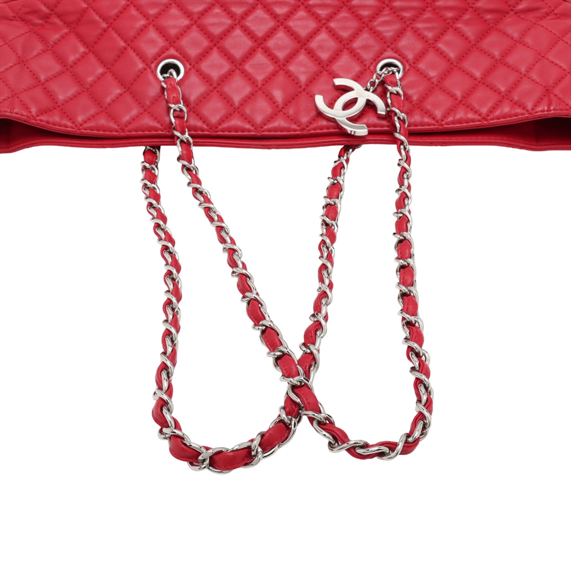 Large Quilted Lambskin In The Business Tote - Image 7