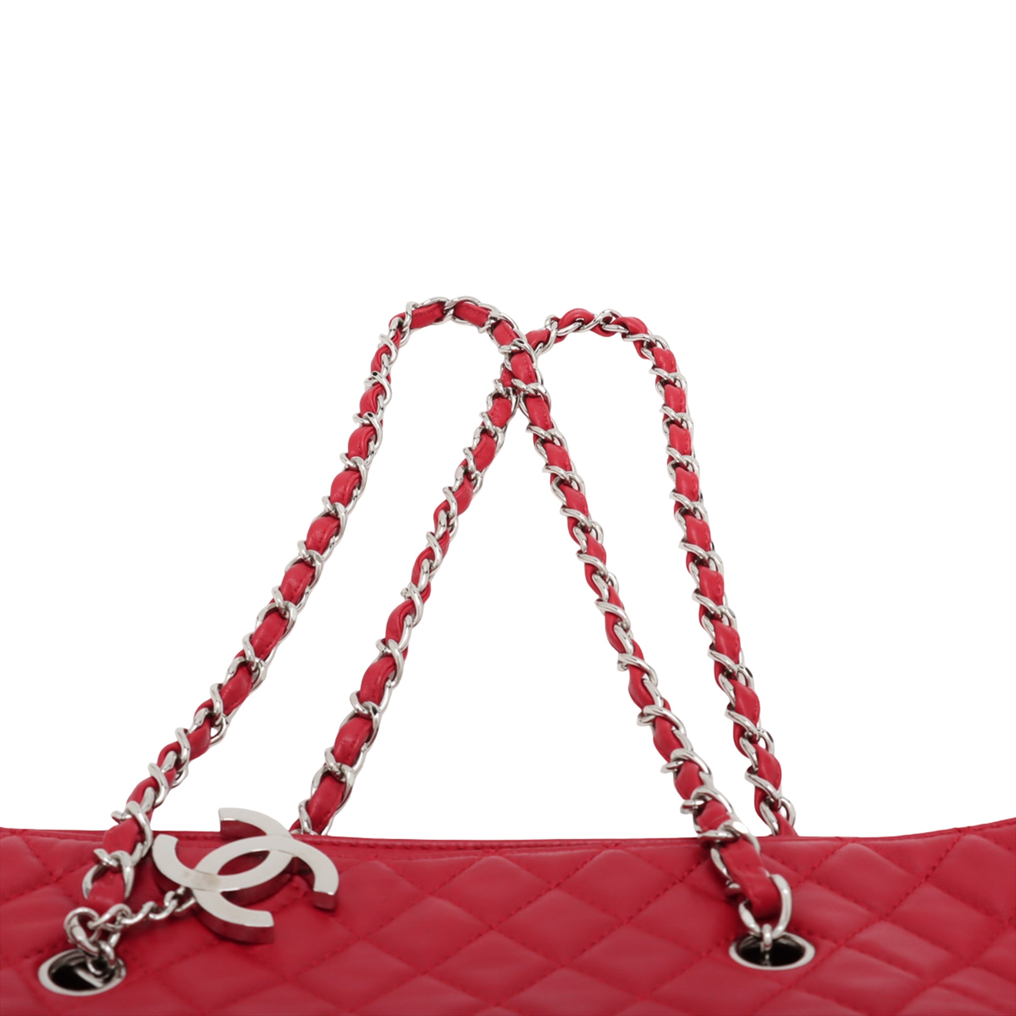 Large Quilted Lambskin In The Business Tote - Image 8