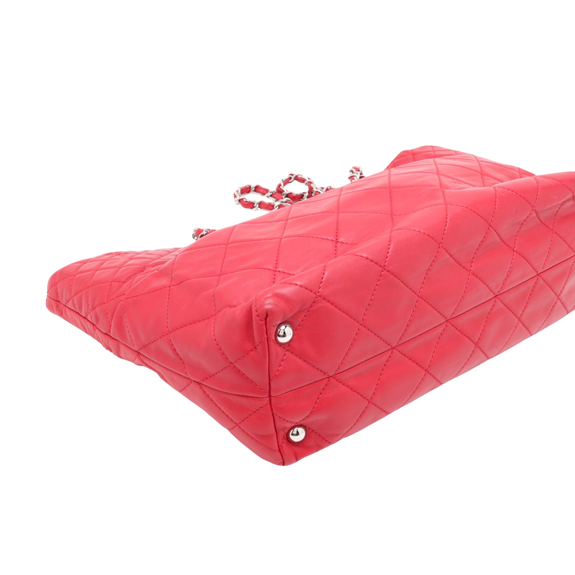 Large Quilted Lambskin In The Business Tote - Image 9