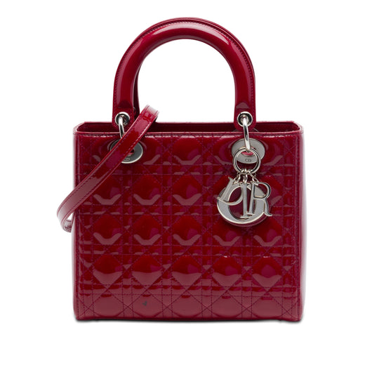Medium Patent Cannage Lady Dior - Image 1