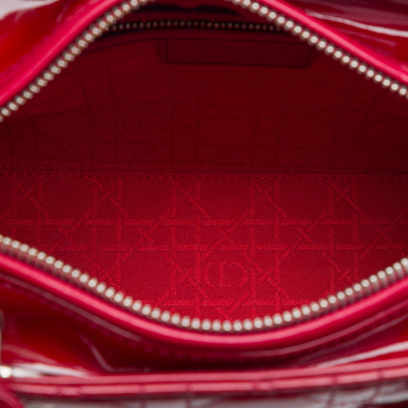Medium Patent Cannage Lady Dior - Image 4