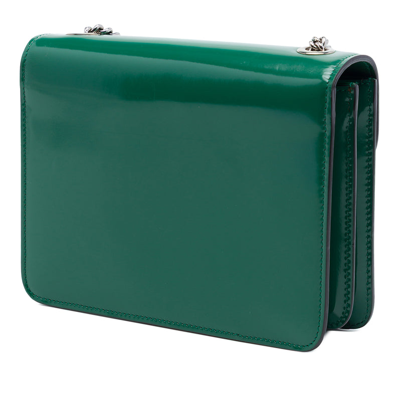 Small Patent Interlocking G Crossbody - Image 2