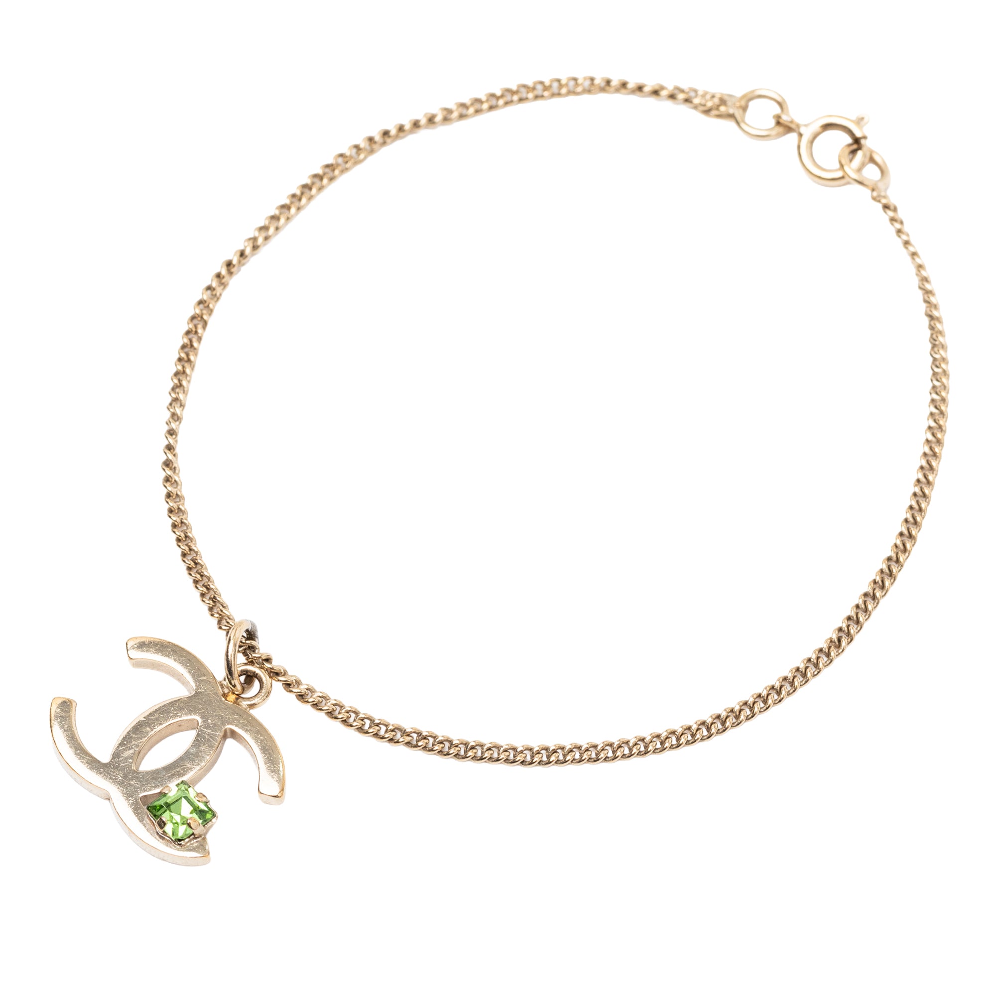 CC Gold Plated Crystal Bracelet - Image 2