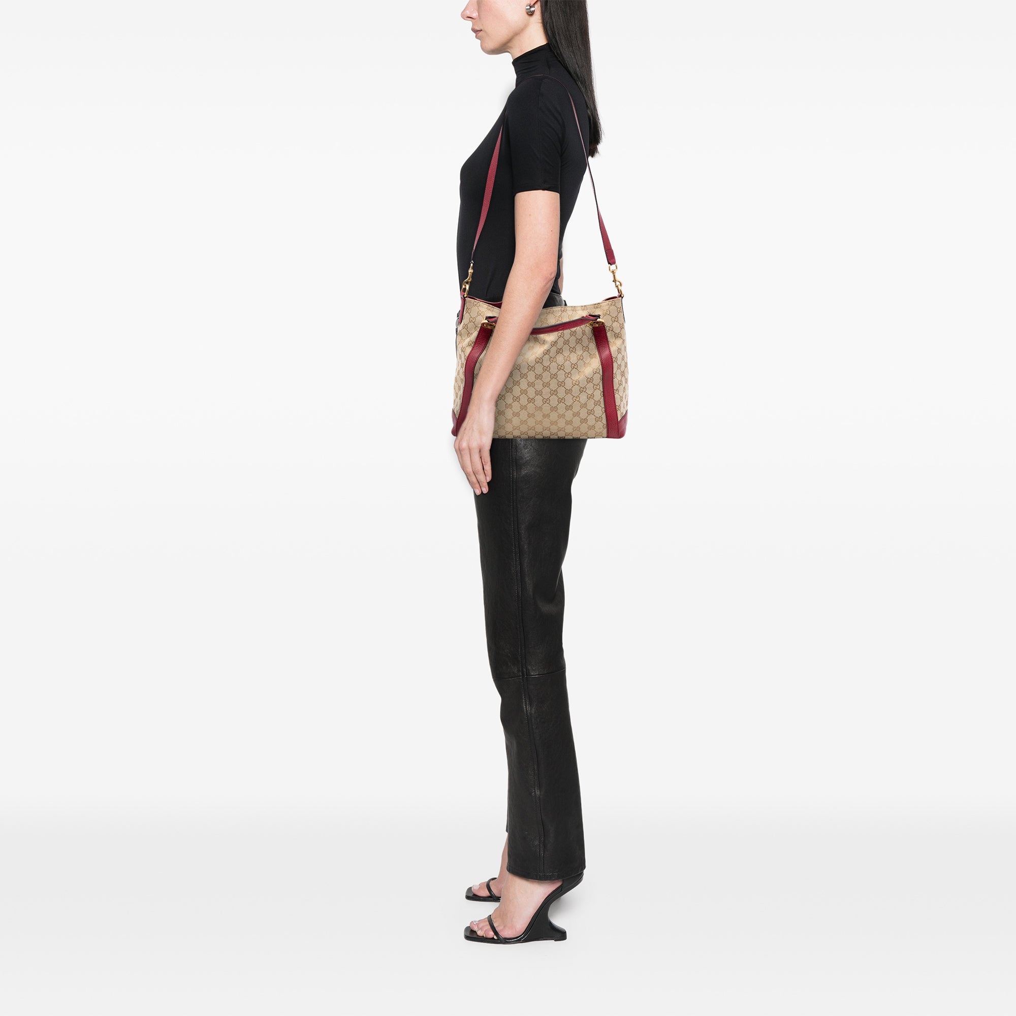 GG Canvas Miss GG Satchel - Image 7