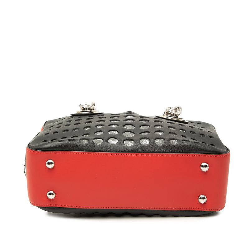 Perforated Leather City Fori Chain Handbag - Image 3