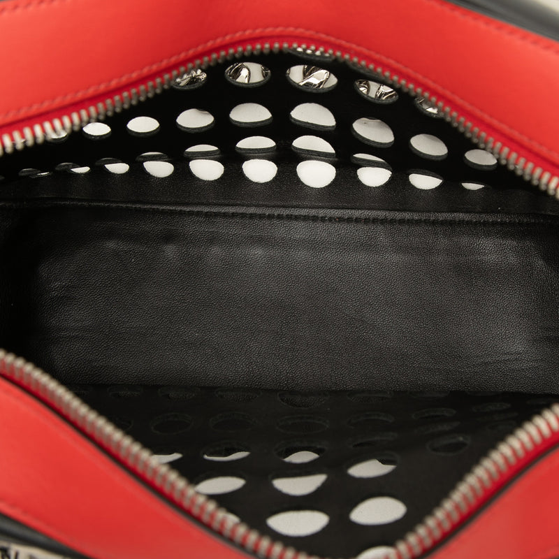 Perforated Leather City Fori Chain Handbag - Image 4