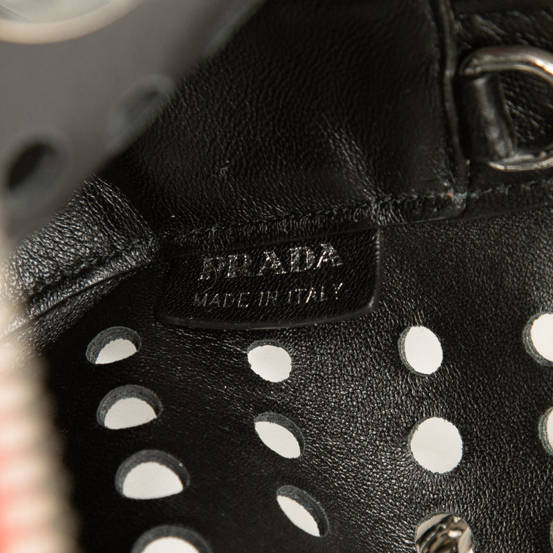 Perforated Leather City Fori Chain Handbag - Image 5