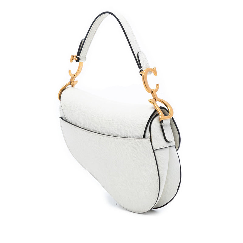 Mini Grained Calfskin Saddle Bag - Image 2