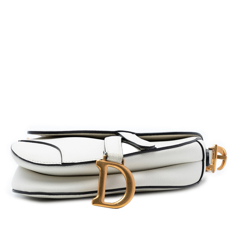 Mini Grained Calfskin Saddle Bag - Image 3
