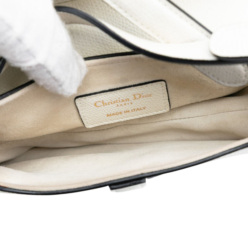 Mini Grained Calfskin Saddle Bag - Image 4