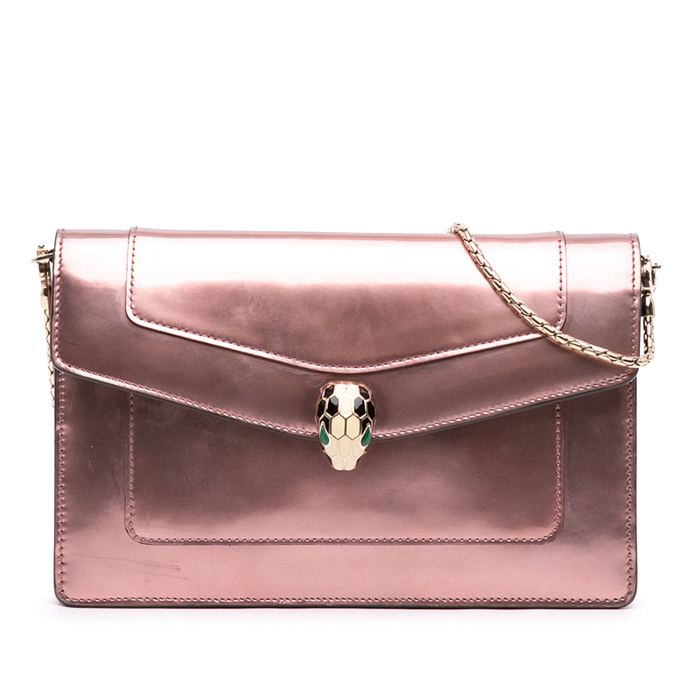 Patent Serpenti Forever Wallet on Chain - Image 1