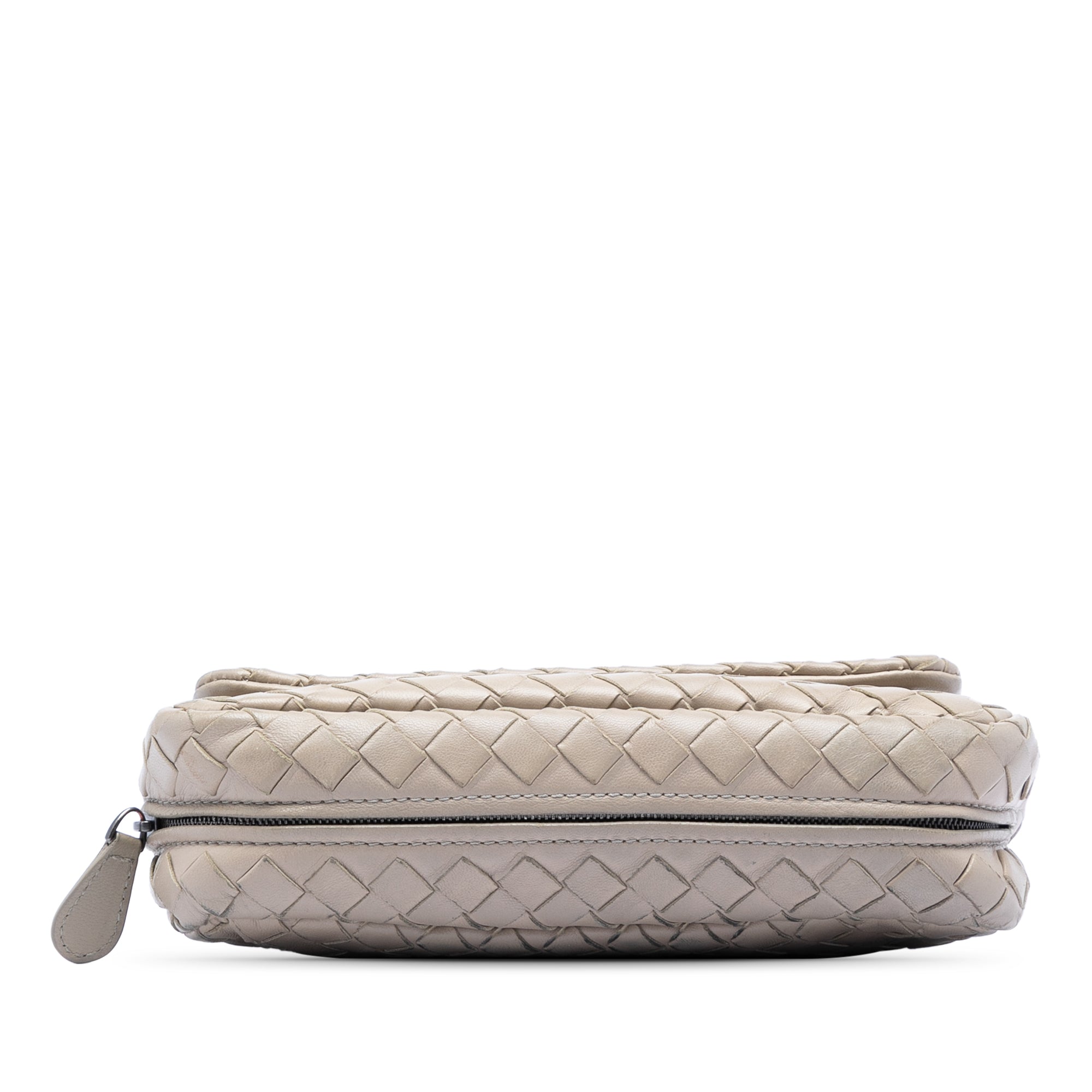 Mini Nappa Intrecciato Expandable Chain Flap Crossbody - Image 3