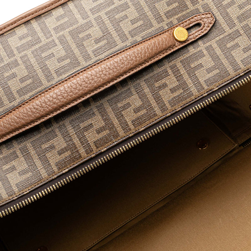 Zucca Coated Canvas Karligraphy Travel Bag - Image 11
