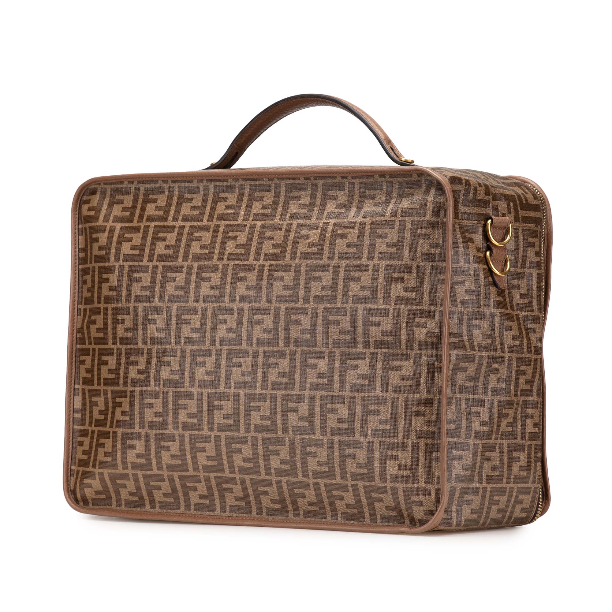 Zucca Coated Canvas Karligraphy Travel Bag - Image 2