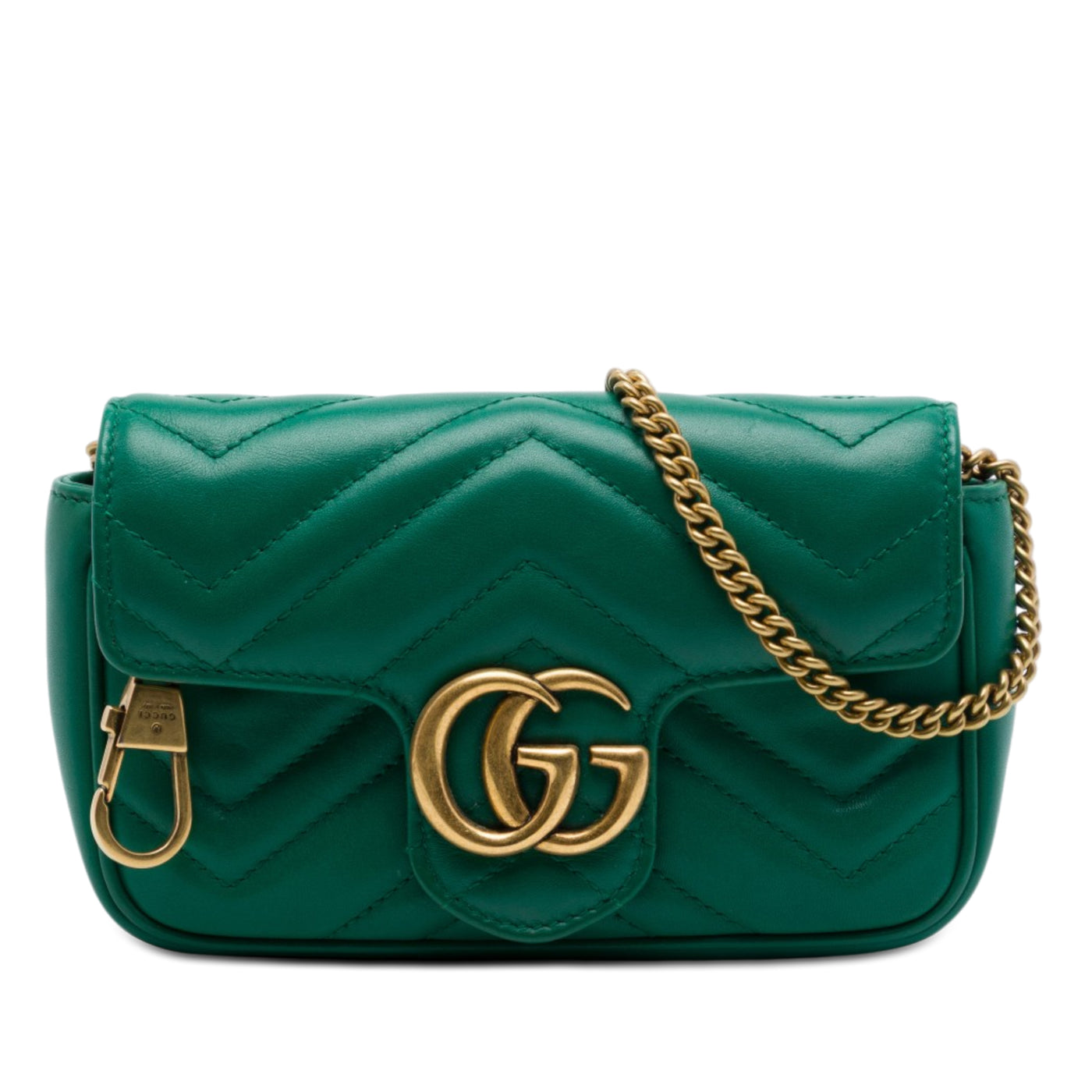 Mini GG Marmont Matelasse Calfskin Flap Crossbody - Image 1