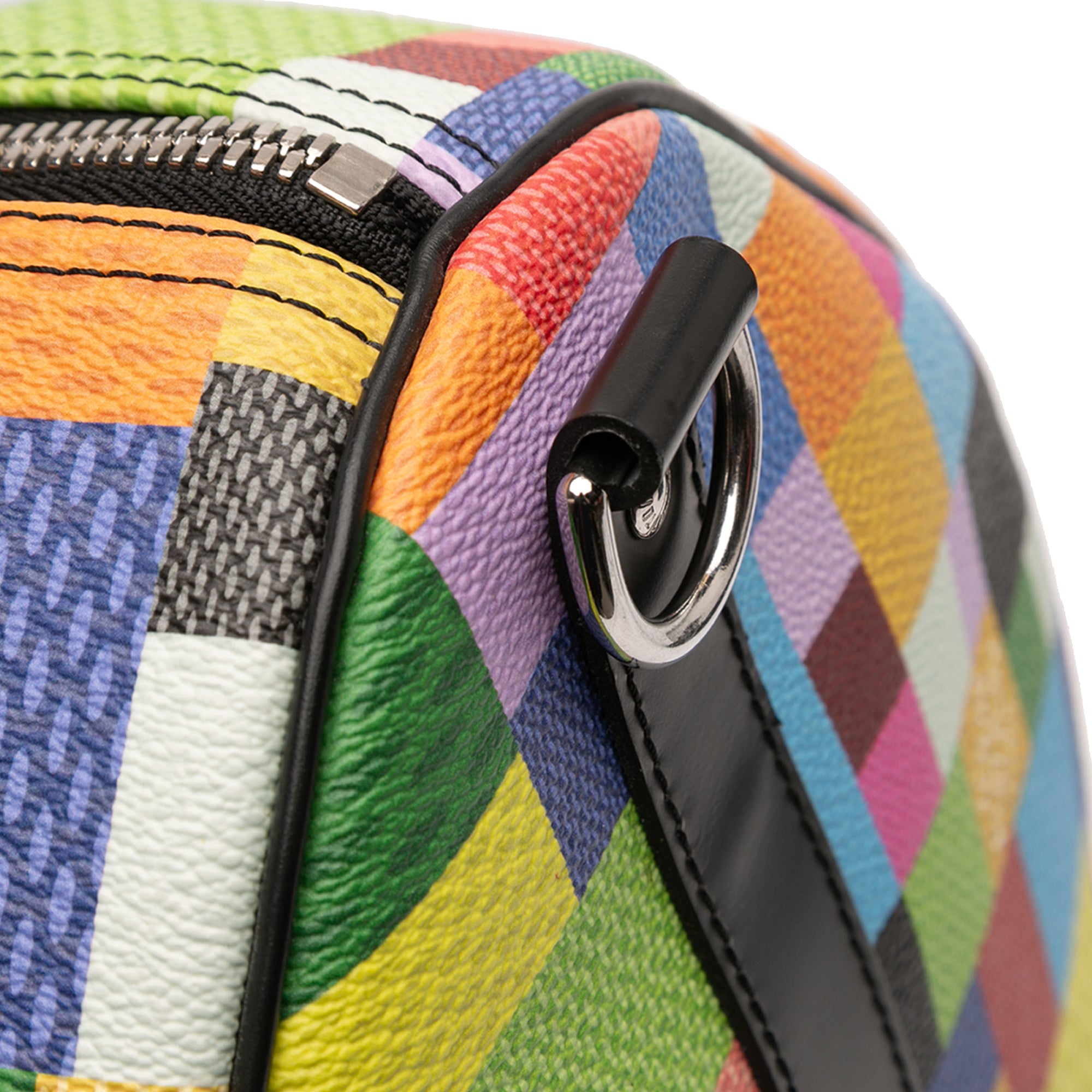 Multicolor Damier Graphite 3D Keepall Bandouliere 50 - Image 9