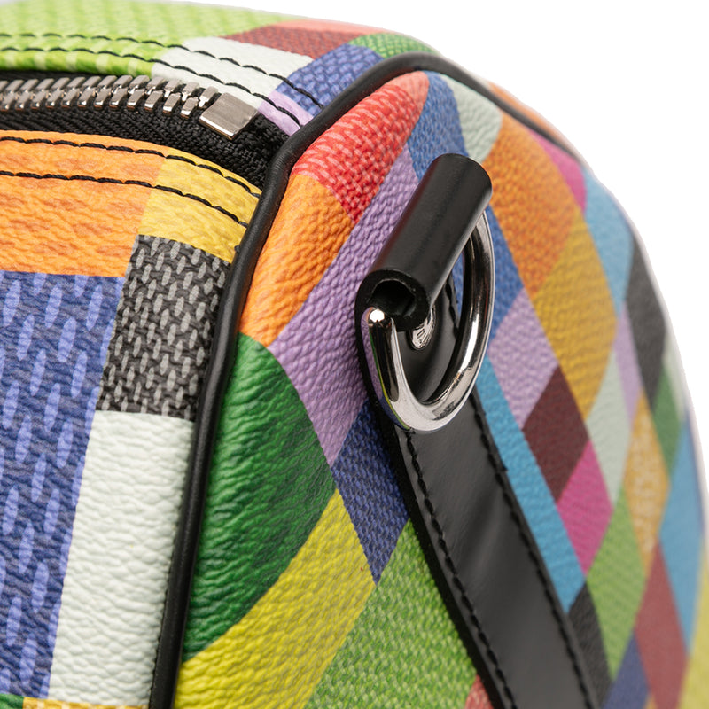Multicolor Damier Graphite 3D Keepall Bandouliere 50 - Image 9
