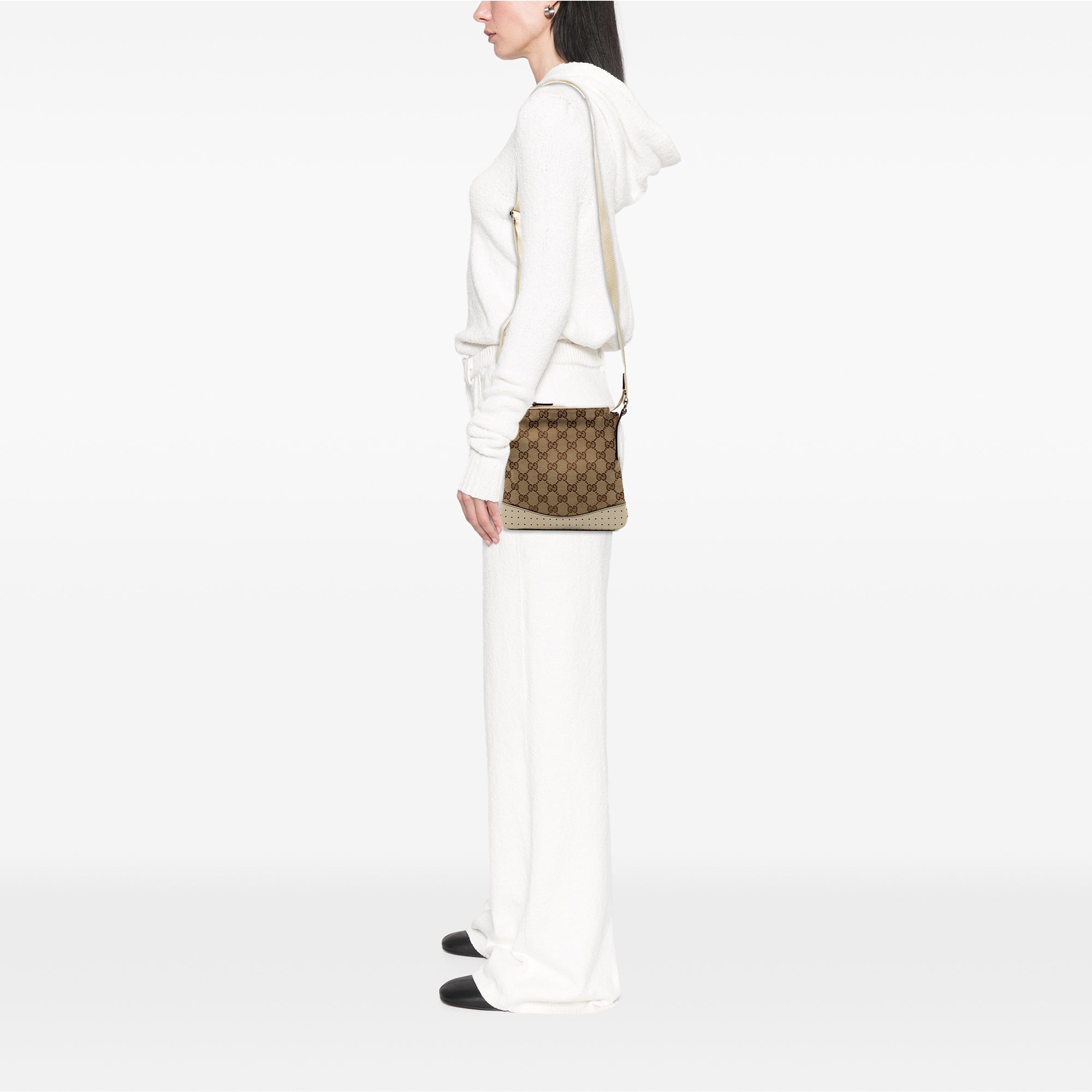 GG Canvas Perforated Crossbody - Image 9
