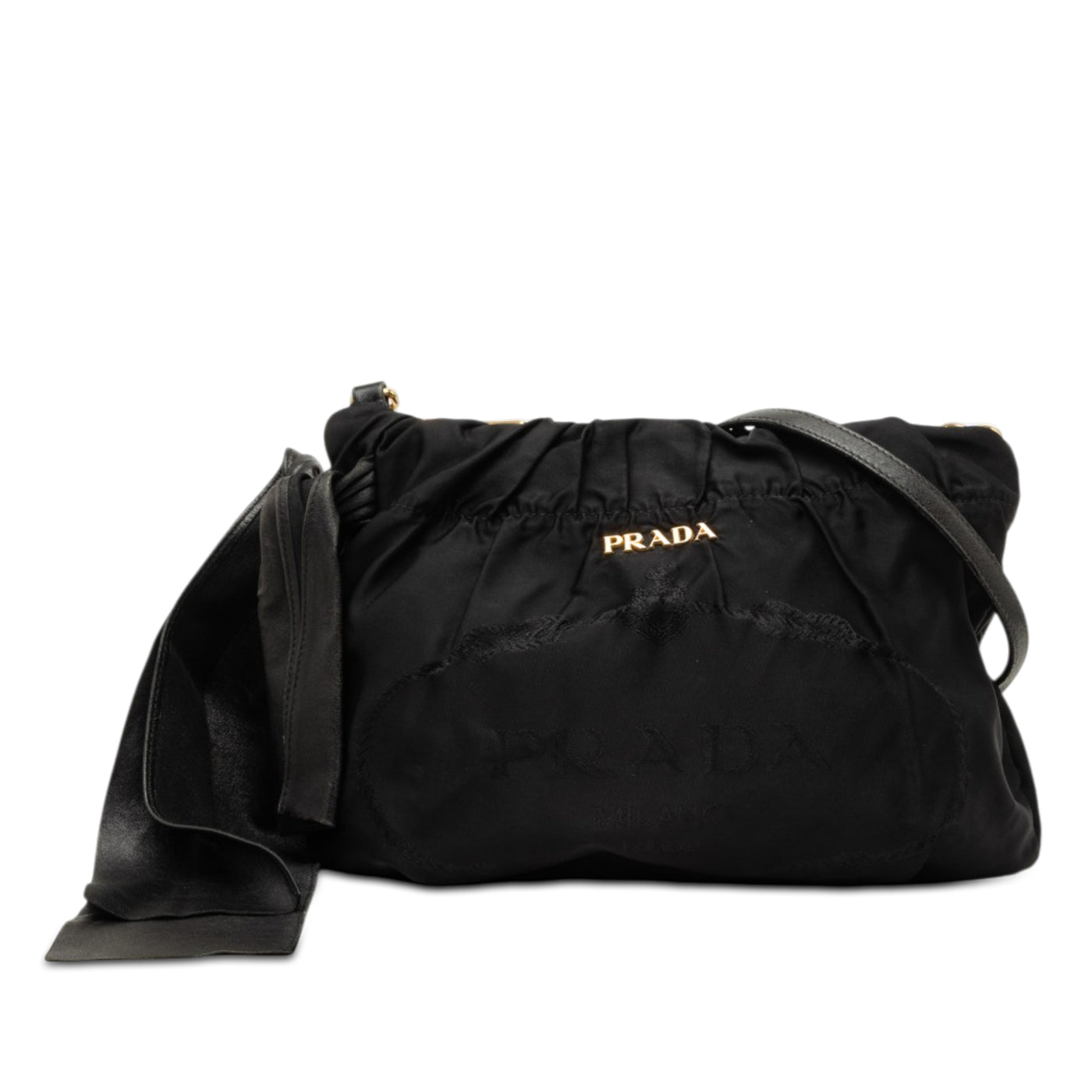 Tessuto Canapa Logo Bow Crossbody - Image 1