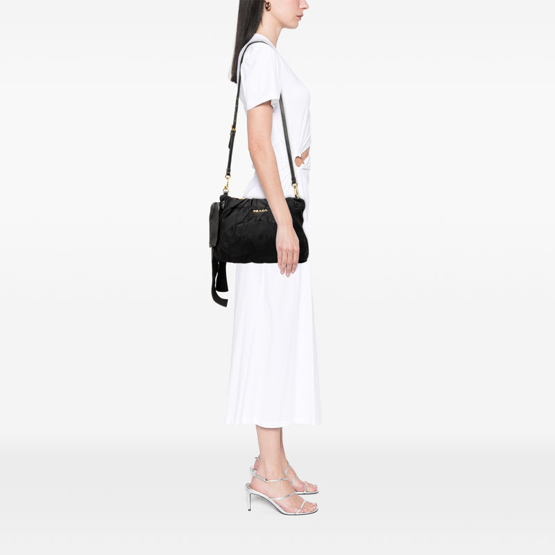 Tessuto Canapa Logo Bow Crossbody - Image 6