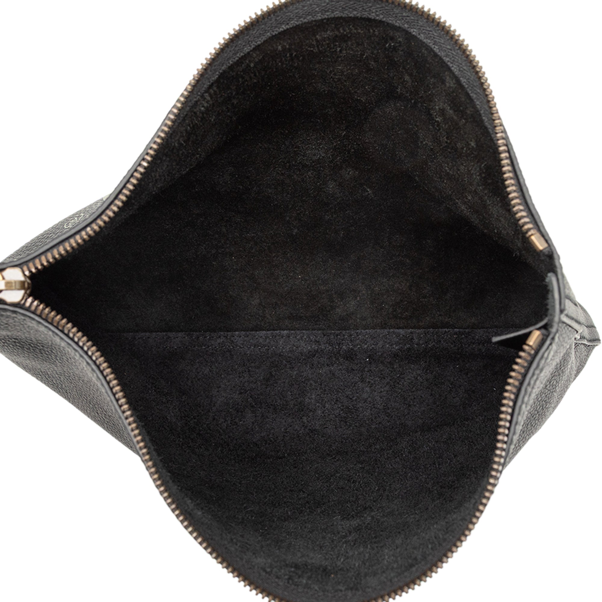 Medium Calfskin Logo Portfolio Clutch - Image 4