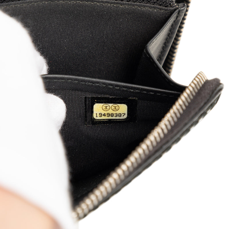 CC Patent Stitched Long Wallet - Image 6