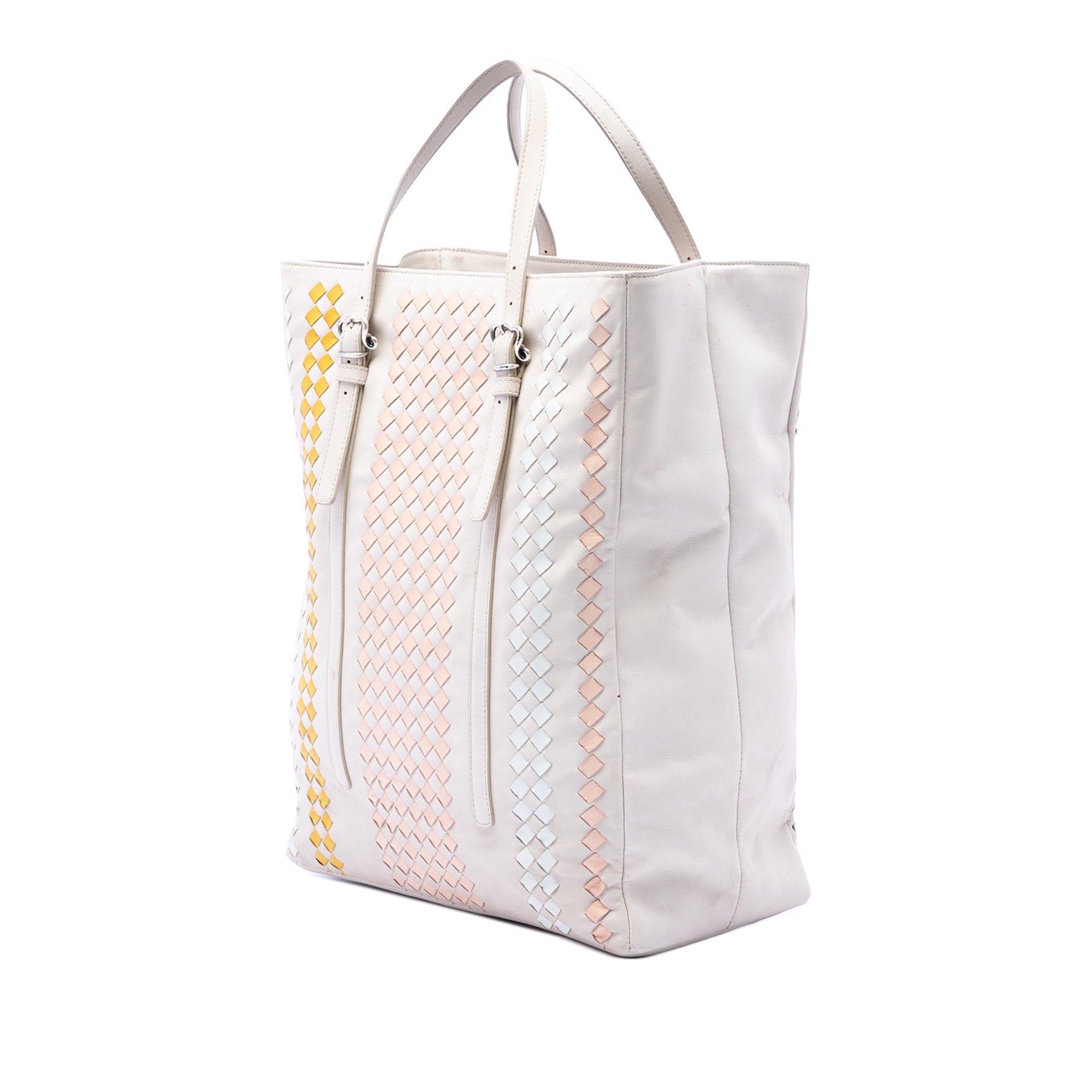 Intrecciato Trimmed Nappa Belted Tote - Image 2