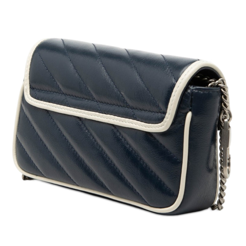 Super Mini GG Marmont Matelasse Leather Torchon Flap Crossbody - Image 2